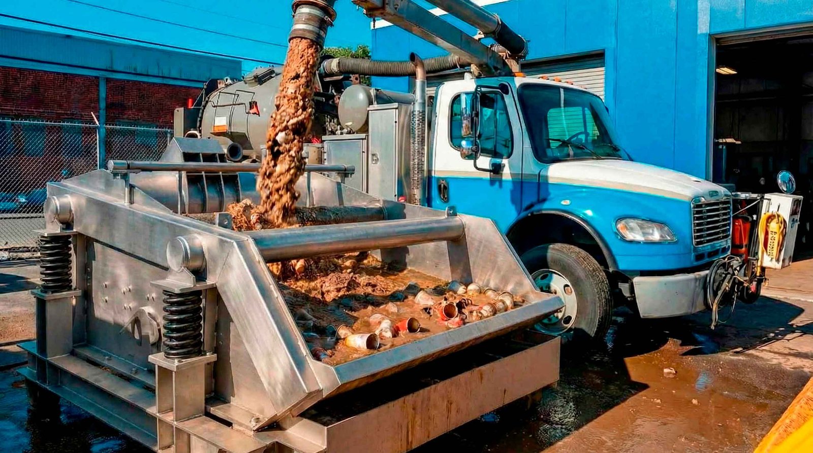 Vactor Truck for Sewer Cleaning and Suction