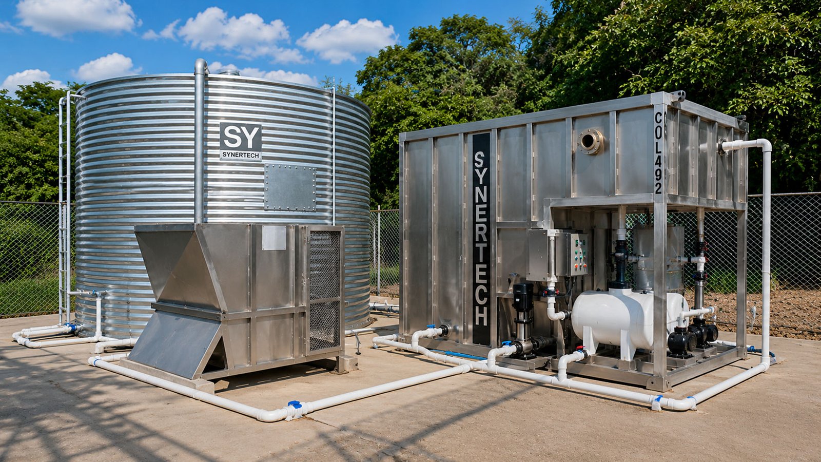 Domestic wastewater treatment for country homes