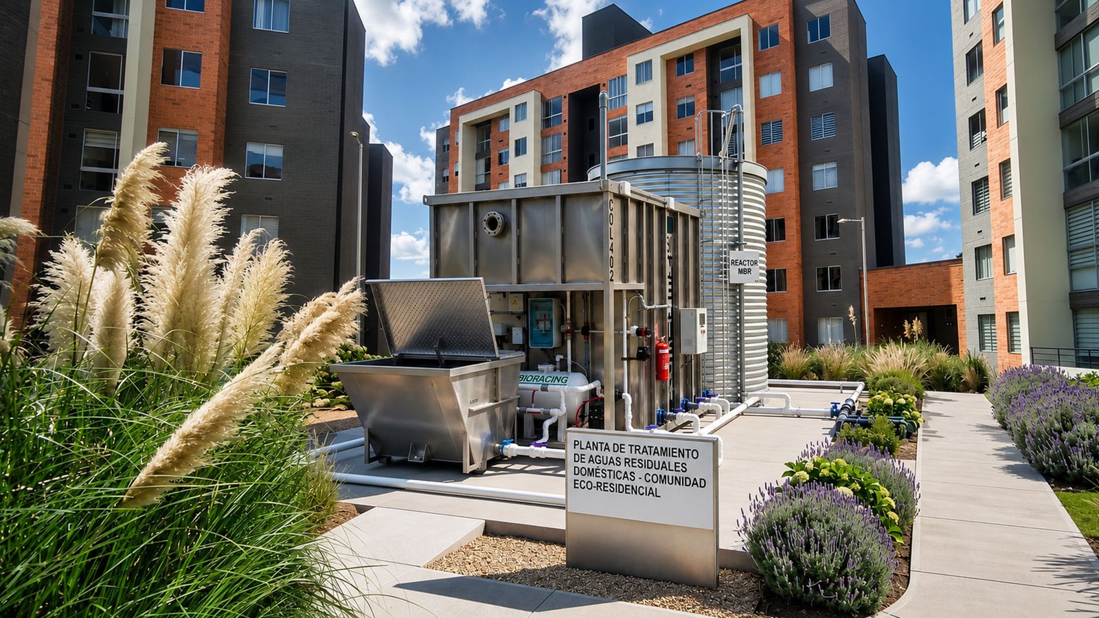 BioCube for a small residential development