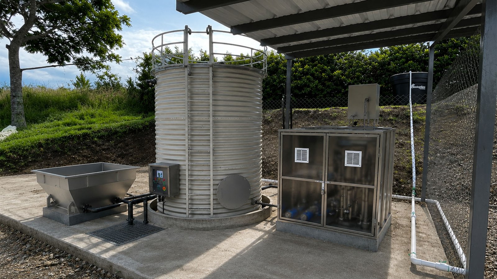 BIOPACK wastewater treatment plant