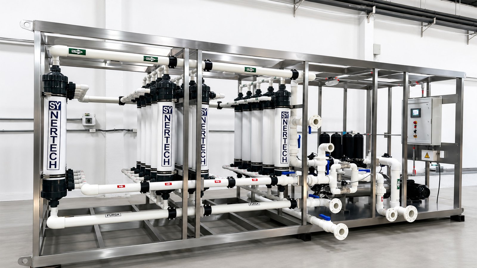 Industrial ultrafiltration system